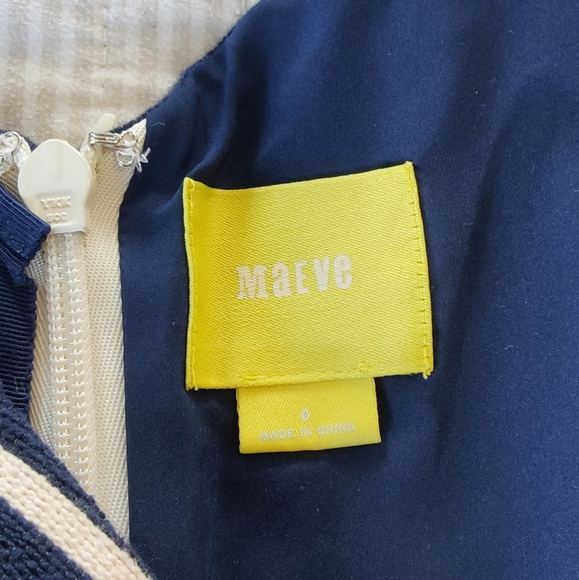 Anthropologie Maeve Mitered Stripe Dress - Picture 4 of 8